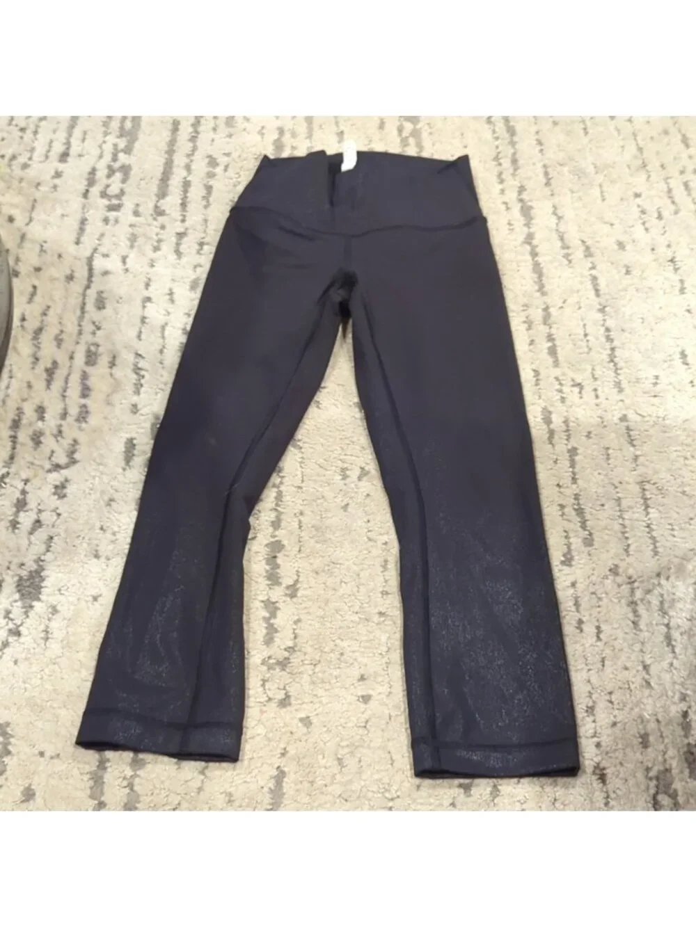 Lululemon Wunder Under Crop HR *Foil 21